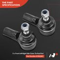 6 Pcs Stabilizer Bar Link & Tie Rod End & Ball Joint for Acura EL Honda Civic
