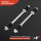 13 Pcs Idler Arm Front Stabilizer Bar End Link Tie Rod End for Dodge Ram 1500 00-01