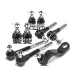 9 Pcs Pitman Arm Tie Rod End Ball Joint for Dodge Ram 2500 Ram 3500 1994-1996 RWD