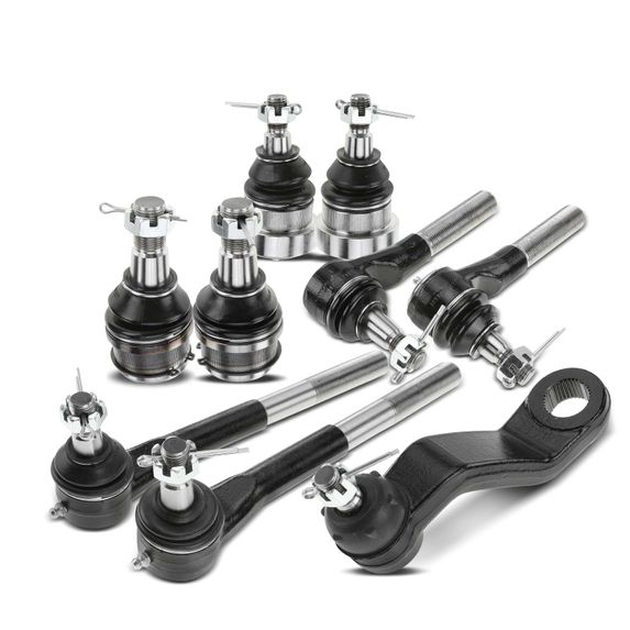 9 Pcs Pitman Arm Tie Rod End Ball Joint for Dodge Ram 2500 Ram 3500 1994-1996 RWD