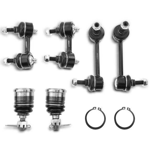 6 Pcs Front & Rear Stabilizer Bar Link & Ball Joint for Acura CL TL Honda Accord