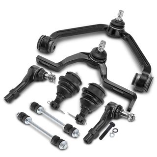 8 Pcs Control Arm with Ball Joint & Sway Bar Link & Tie Rod End for Ford Explorer