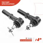 8 Pcs Front Control Arm Ball Joint Sway Bar Link Tie Rod End for Dodge Ram 1500 RWD