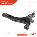 6 Pcs Front Lower Control Arm with Ball Joint Tie Rod End for 1998 Oldsmobile Intrigue