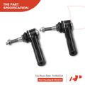 8 Pcs Control Arm & Ball Joint Tie Rod End for 2002 Chrysler Voyager