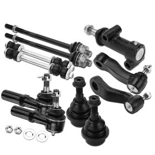 11 Pcs Stabilizer Bar End Link & Tie Rod End for Chevrolet Silverado 2500 GMC