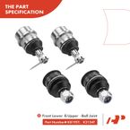 12 Pcs Front Tie Rod End Ball Joints Sway Bar Links for Dodge Ram 1500 94-95 2500