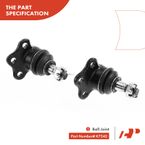 4 Pcs Front Lower & Upper Ball Joint for Dodge Dakota 1997-1999 Durango 1998-1999