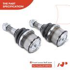 10 Pcs Control Arm & Ball Joint & Sway Bar Link & Tie Rod End for Dodge Durango