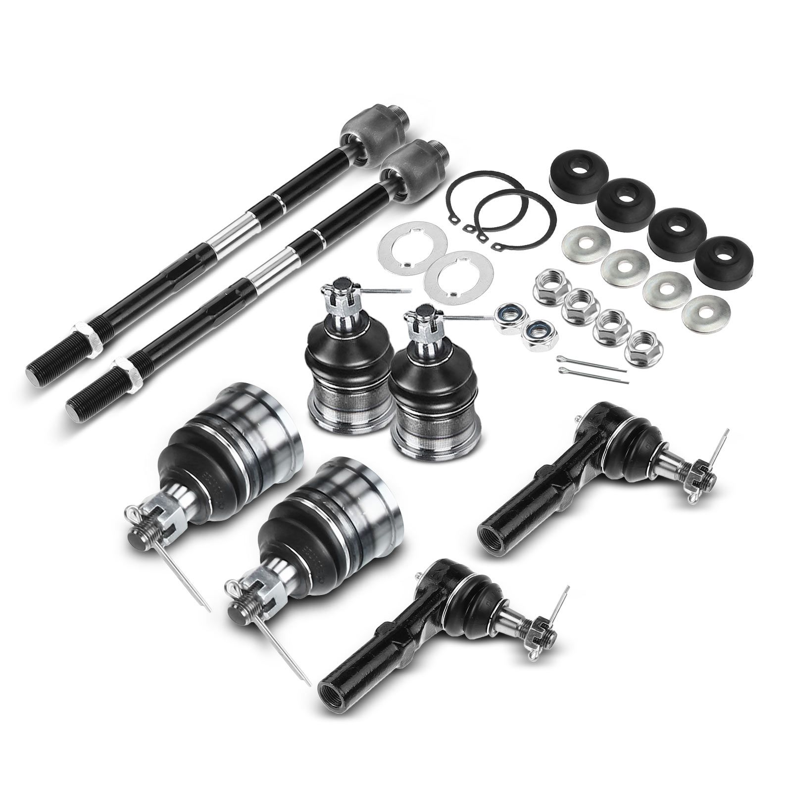 Moog Steering & Suspension Kit: Inner & Outer Tie Rod Ends + Ball Joints For Dodge Ram 1500/2500 4x4