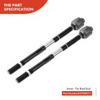 10 Pcs Inner & Outer Tie Rod Ends with Ball Joints for Dodge Ram 1500 2500 3500 RWD