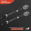 10 Pcs Front & Rear Stabilizer Bar Link & Tie Rod End & Ball Joint kit for Honda CR-V