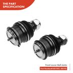 4 Pcs Front Tie Rod End Ball Joints for Dodge Ram 1500 Ram 2500 1998-1999 4WD