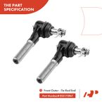 Front Outer Tie Rod End Pair LH & RH Sides for Dodge Ram1500 2500 3500 1994-1999