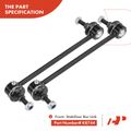 8 Pcs Sway Bar Link with Ball Joint Tie Rod End for 1999 Ford Contour