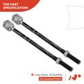 8 Pcs Sway Bar Link with Ball Joint Tie Rod End for 1999 Ford Contour