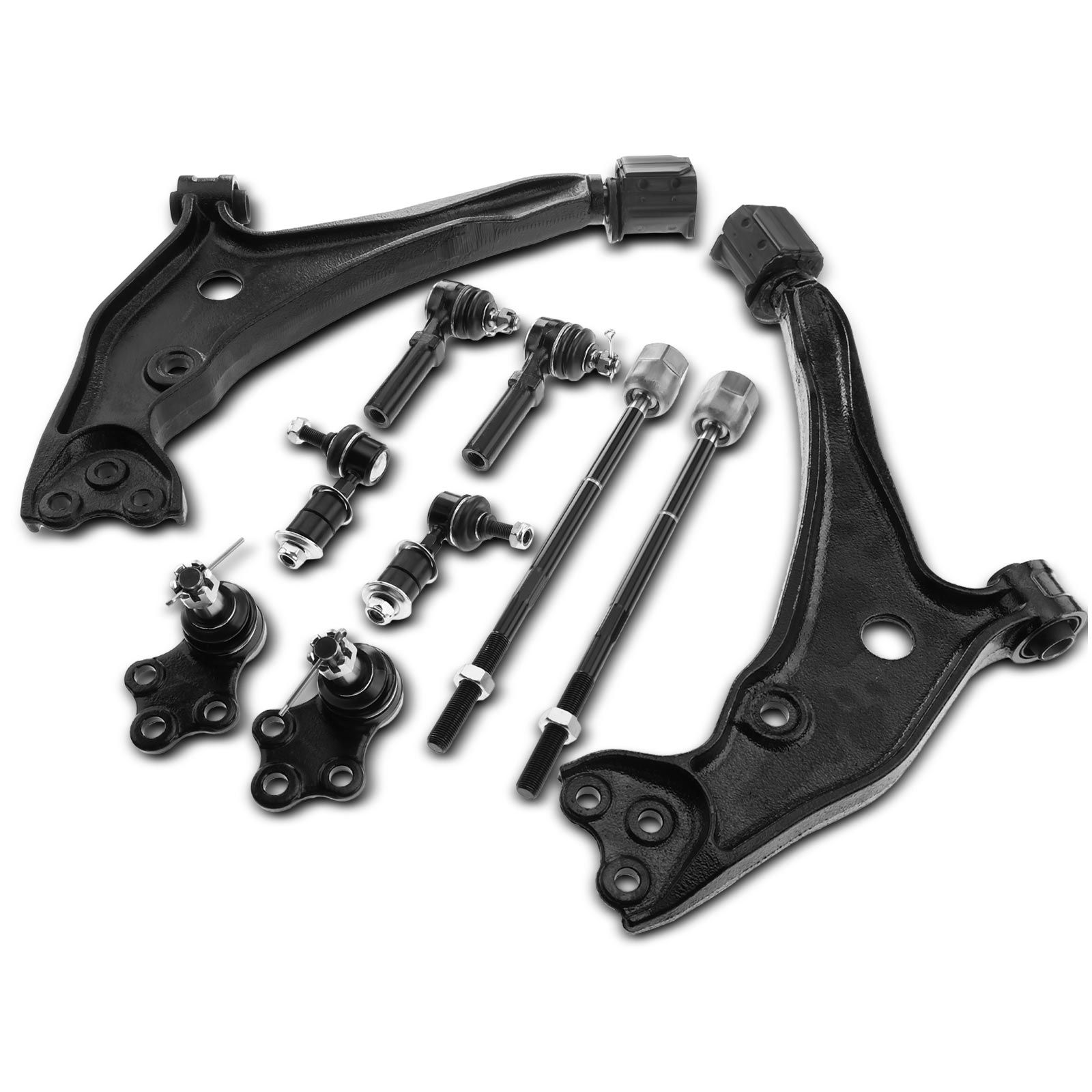 A-Premium.com | 10 Pcs Front Control Arm with Ball Joint & Sway