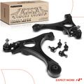 4 Pcs Front Lower Control Arm with Ball Joint Sway Bar Link for Honda Civic Acura