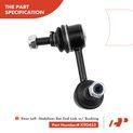 4 Pcs Front & Rear Stabilizer Bar End Link Ball Joint for Acura EL Honda Civic 01-05