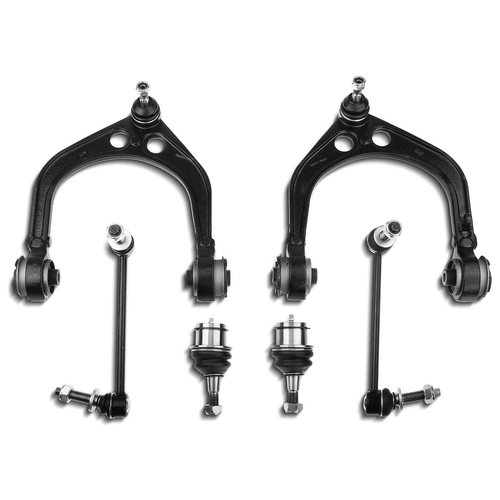 A-Premium.com | 6 Pcs Front Control Arm with Ball Joint Sway Bar