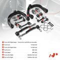 14 Pcs Control Arm & Ball Joint & Stabilizer Bar Link & Tie Rod End for 2002 Chevrolet Trailblazer EXT