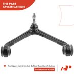 4 Pcs Front Upper Control Arm & Stabilizer Bar Link for Dodge Durango Chrysler