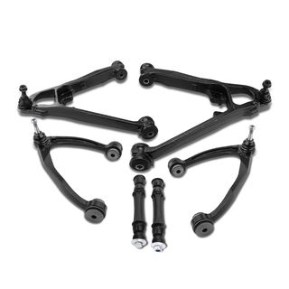 6 Pcs Front Lower & Upper Control Arm with Ball Joint for Chevrolet Silverado 1500