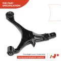 6 Pcs Control Arm with Ball Joint & Tie Rod Kit for Honda CR-V 2002-2006 L4 2.4L