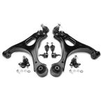 6 Pcs Control Arm & Ball Joint & Stabilizer Bar Link for Honda Civic Acura