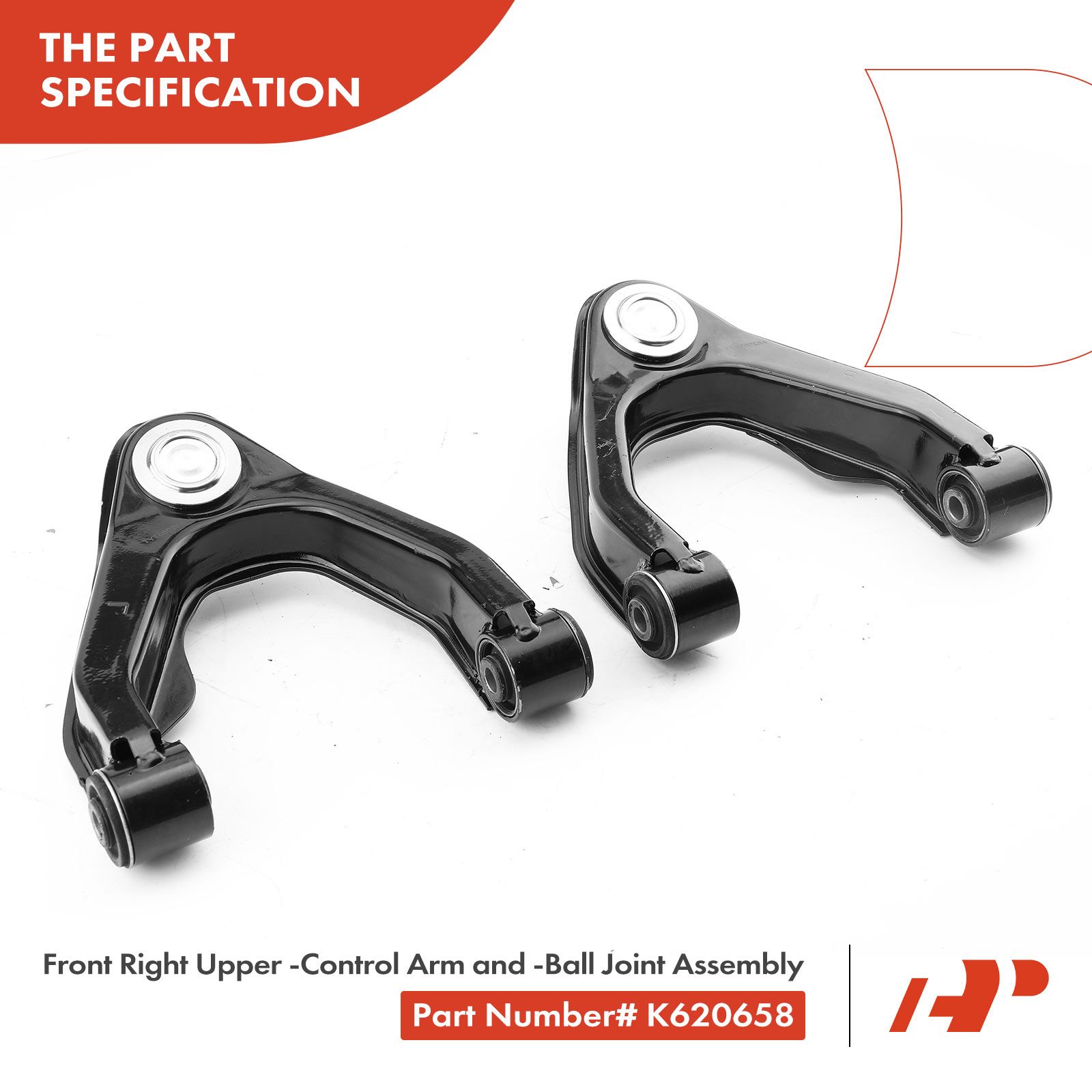 A-Premium.com | 4 Pcs Front Control Arm with Ball Joints for 2002