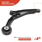 8 Pcs Control Arm with Ball Joint Sway Bar Link Tie Rod End for Dodge Journey