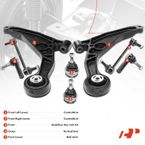8 Pcs Control Arm with Ball Joint Sway Bar Link Tie Rod End for Dodge Journey
