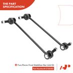 8 Pcs Control Arm with Ball Joint Sway Bar Link Tie Rod End for Dodge Journey