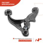 4 Pcs Front Control Arm & Sway Bar End Link for Dodge Ram 1500 06-10 Ram 1500 11-18