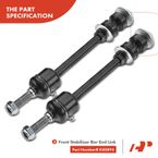 4 Pcs Front Control Arm & Sway Bar End Link for Dodge Ram 1500 06-10 Ram 1500 11-18