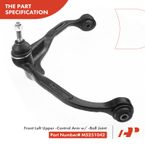 4 Pcs Front Control Arm with Ball Joint Stabilizer Bar End Link for Dodge Jeep
