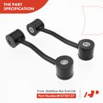 4 Pcs Front Control Arm with Ball Joint Stabilizer Bar End Link for Dodge Jeep