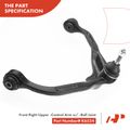 4 Pcs Front Upper Control Arm with Ball Joint Outer Tie Rod End for Dodge Nitro Jeep