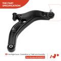 6 Pcs Control Arm with Ball Joint & Tie Rod End for 1999-2003 Mazda Protege