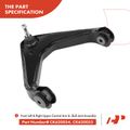 2 Pcs Front Upper Control Arm & Ball Joint Assembly for 2004 Chevrolet Avalanche 2500