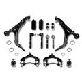 14 Pcs Front Control Arm with Ball Joints Sway Bar Link Tie Rod End for Honda Civic