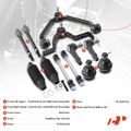 12 Pcs Control Arm with Ball Joint Sway Bar Tie Rod for 1998-2001 Mazda B3000