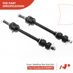 10 Pcs Front Control Arm Sway Bar Link Tie Rod End for Dodge Ram 1500 06-10 Ram 4WD