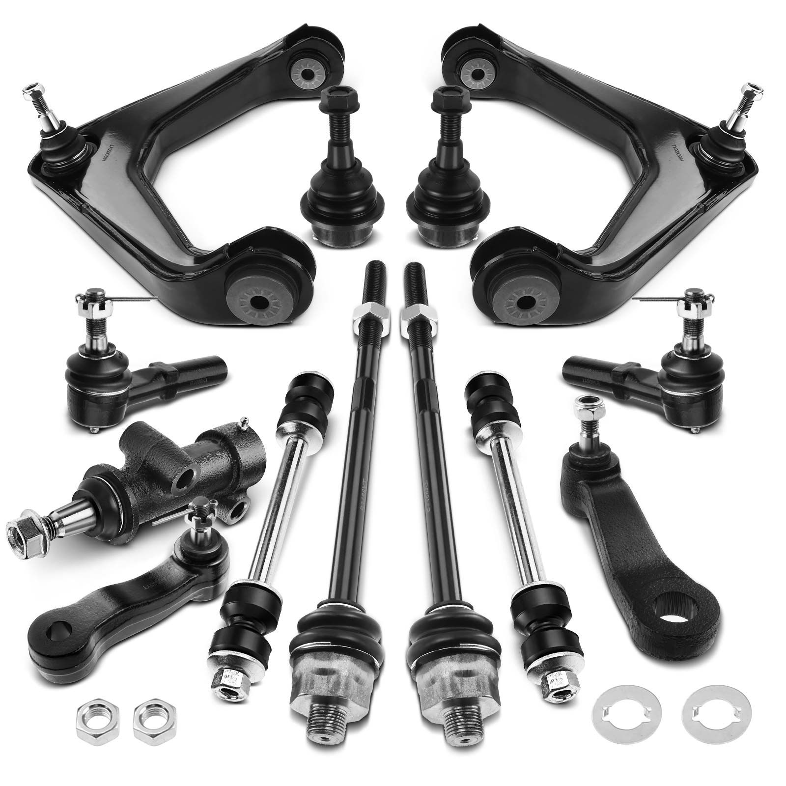 13 Pcs Front Control Arm Ball Joint Stabilizer Bar Link Tie Rod for ...