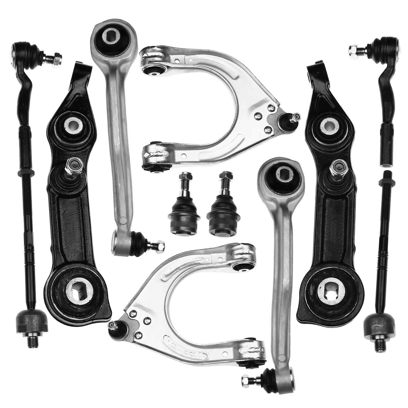 12 Pcs Front Control Arm Ball Joint Tie Rod for MercedesBenz E320 E500