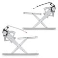 2 Pcs Front Power Window Regulator with Motor for 1991 Ford Explorer