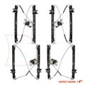 4 Pcs Front & Rear Power Window Regulator with Motor for 2015 Land Rover Range Rover Sport