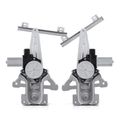 2 Pcs Rear Power Window Regulator with Motor for 2011 Mitsubishi Outlander