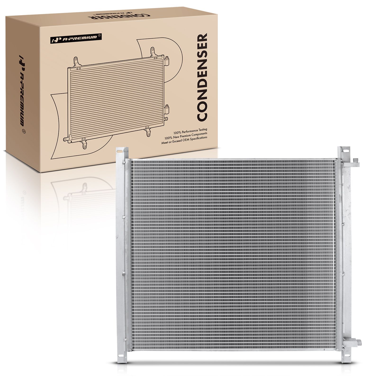 AC Condenser without Receiver Drier for International Harvester 9300 ...