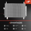 AC Condenser with Receiver Drier for Nissan Pathfinder INFINITI JX35 QX60 3.5L